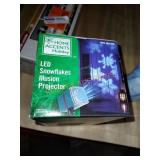 Home Accents led snowflake illusion progector