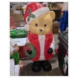 Christmas 3ft Bear Lawn Decor