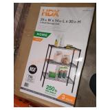 HDX 24in 3-Shelf Storage Unit