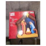Home Accents 6.5ft LED Nativity Scene