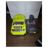 Ryobi 18v battery and charger set