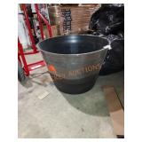 22" faux wooden look planter