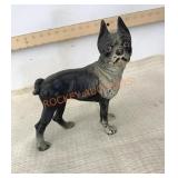 Cast iron Boston terrier door stop