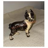 Cast iron Boston terrier bank