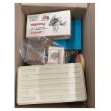 Box vintage cards and games