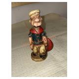 Cast iron Popeye bank