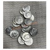 20 JFK silver half dollars 1967-9