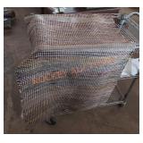 Vintage handwoven braided runner rug