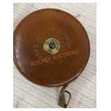 Antique Chesterman Sheffield leather tape measure