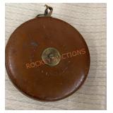 Antique Chesterman Sheffield leather tape measure