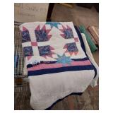 Vintage coming home twin quilt
