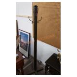 Vintage Globe Wernicke metal coat rack