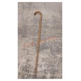 Vintage knurled wood kane