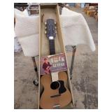 Vintage Brumberger folk guitar
