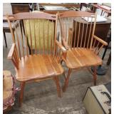 Wooden chair set made in the usa