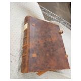 Antique leather bound  book published 1923