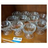 Vintage sherbert bowls