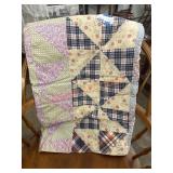 Vintage Homemade patchwork quilt