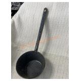 Vintage enamelware ladle