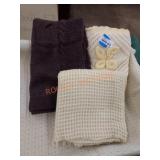 Vintage handmade stroller blankets