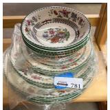 Vintage Spode dishes English rose design