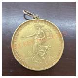 Marathon medal 10k gold owned by Carl w.