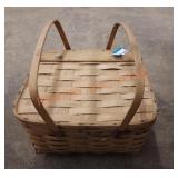 Vintage picnic basket