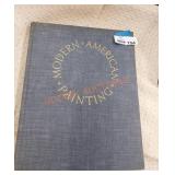 Vintage book on modern American paintings
