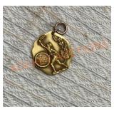 Vintage Bostonian Condita 1918 marathon 2nd prize