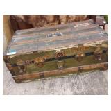 Antique bowdoin trunk