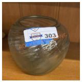 Vintage hand blown glass vase