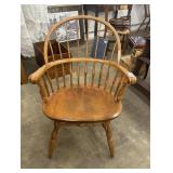 VINTAGE 1950s NICHOLS AND STONE WINDSOR ARMCHAIR