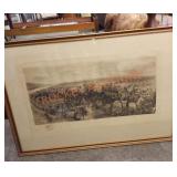 Vintage large framed Richard Rummel print