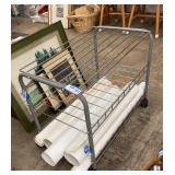 Smaller wheeled shoe rack