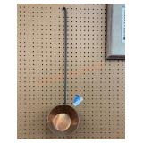 Vintage copper strainer dipper