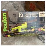 Brand new in box poulan electric 14" chainsaw