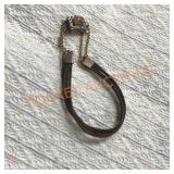 Antique woven hair mourning bracelet