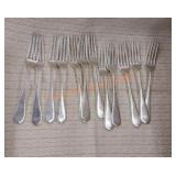 Vintage sterling silver fork set