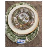 Vintage large serving plate lot