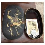 Vintage handpainted Japanese box