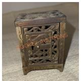 Cast iron safe bank