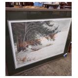 David Armstrong print, Framed, matted, signed (