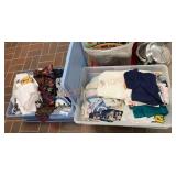 3 totes full Misc. clothing