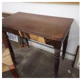 Vintage fold out side table