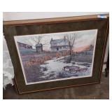 Framed and matted David Armstrong print( The last