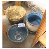 Hand made Pottery planters