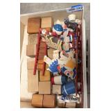 Vintage wooden toy lot