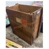 Vintage large wooden box