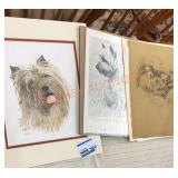 Dog art lot