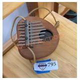 Thumb piano made from gourd